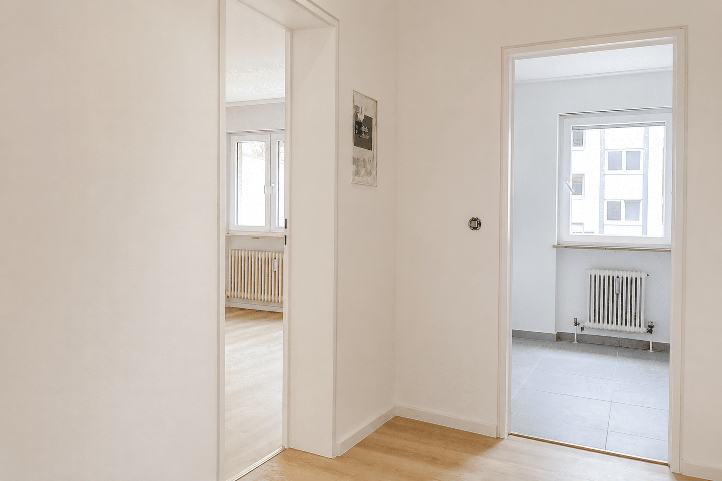 Erstbezug nach Sanierung –2-Zimmer-EG-Wohnung mit geräumigem Balkon, 90478 Nürnberg (Dutzendteich Gleißhammer Glockenhof Sankt Peter Zerzabelshof)