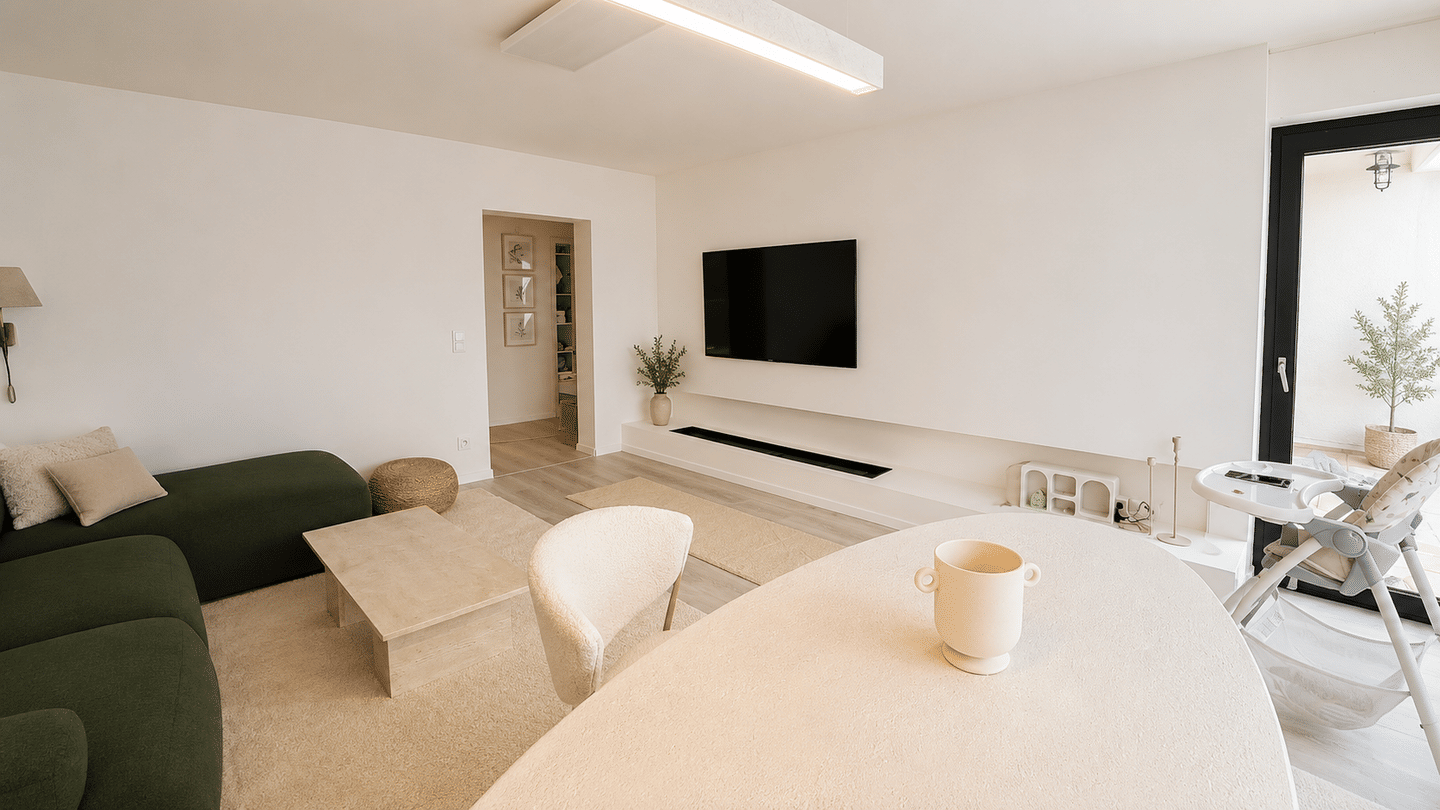 Einziehen und wohlfühlen: Hochwertig sanierte, möblierte 3-Zimmer-Wohnung in OB-Osterfeld., 46117 Oberhausen