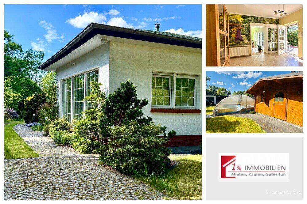 Einfamilienhaus im Bungalowstil mit Garten, Keller und Poolanlage in Neuenhagen zur Miete!, 15366 Neuenhagen bei Berlin