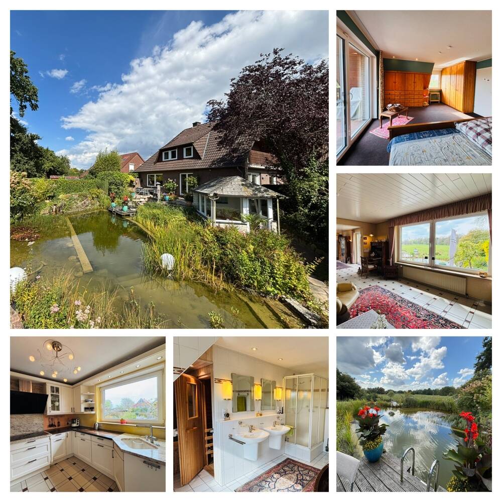 Energetisch saniertes Einfamilienhaus mit viel Platz  und traumhaften Ausblick in Wardenburg-Tungeln, 26203 Wardenburg