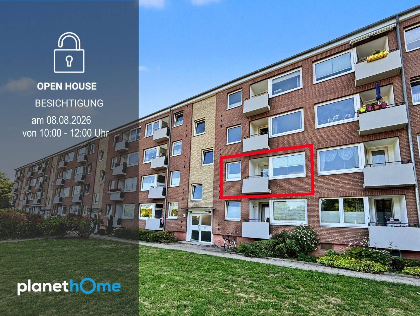 Erbbaurecht: Charmante 3-Zimmer-Wohnung auf Erbpachtgrundstück in ruhiger, zentraler Lage von Lübeck, 23556 Lübeck (Buntekuh Sankt Lorenz Nord Sankt Lorenz Süd)