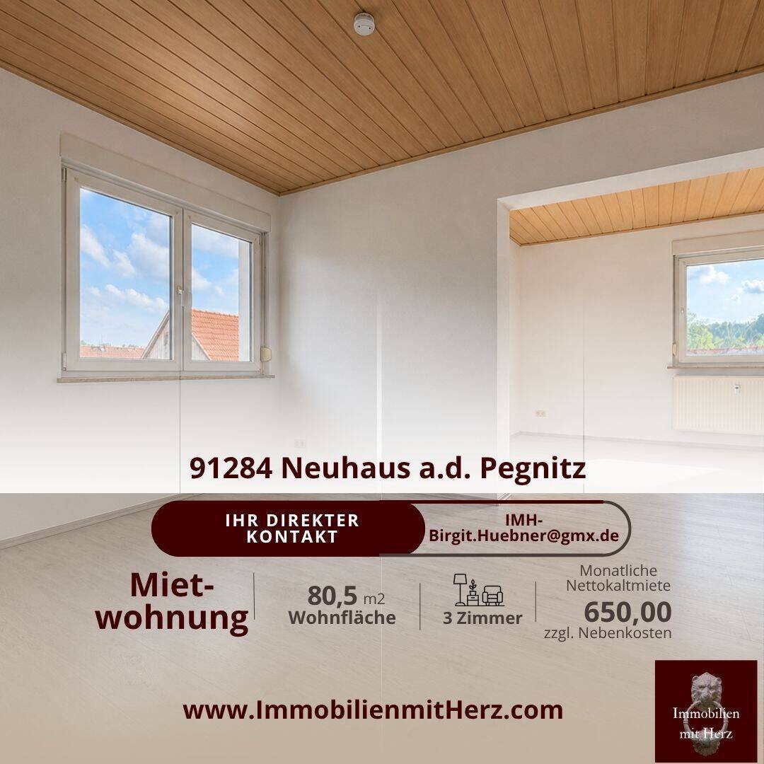 Großzügige Wohnung in zentraler Lage von Neuhaus, 91284 Neuhaus a.d. Pegnitz