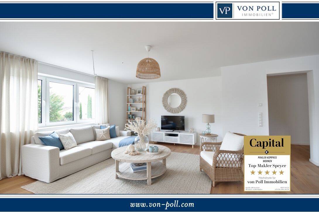Zum Erstbezug – große sanierte Wohnung mit Sonnenbalkon im Hochparterre, 67117 Limburgerhof