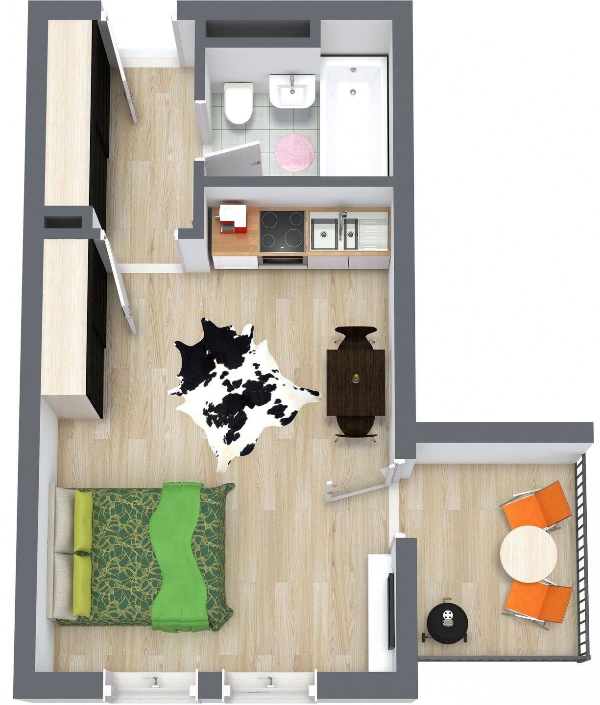 Klein aber fein – 1 Zimmer, 83043 Bad Aibling