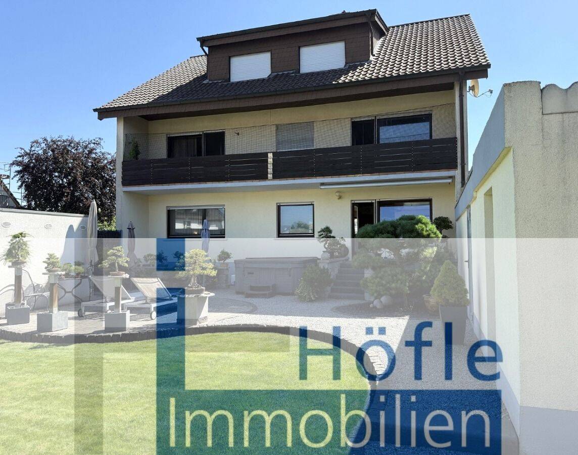 Einhausen, attraktives Zweifamilienhaus mit ausgebautem Dachgeschoss und wunderschöner Gartenoase, 64683 Einhausen