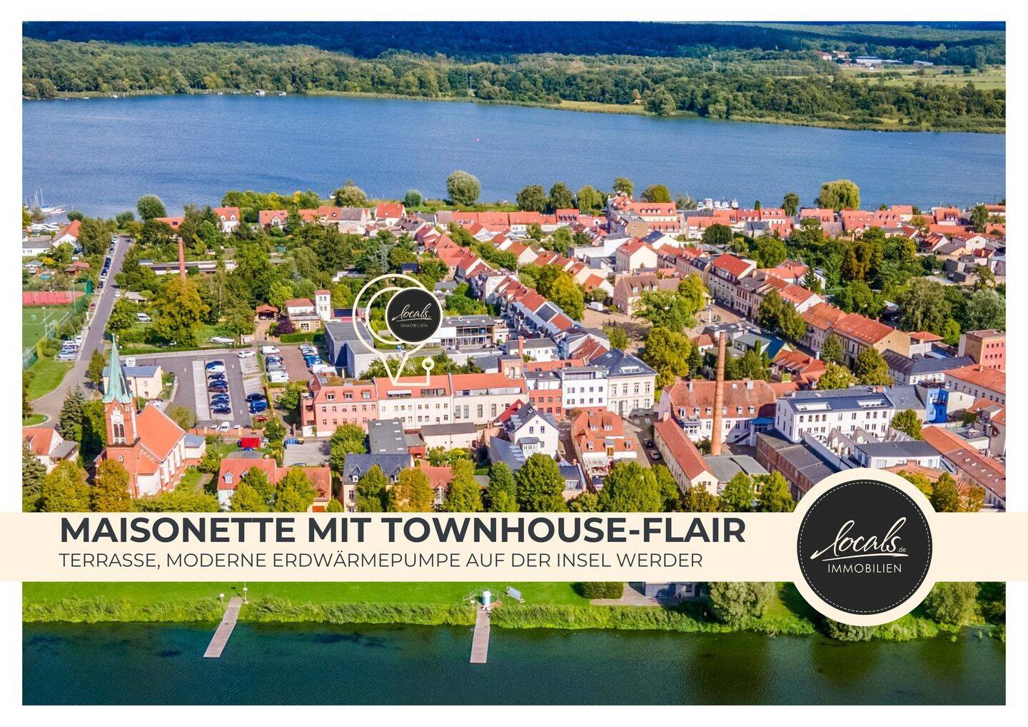 Bezugsfreie Maisonette mit Townhouse-Flair auf der Insel Werder, 14542 Werder (Havel)