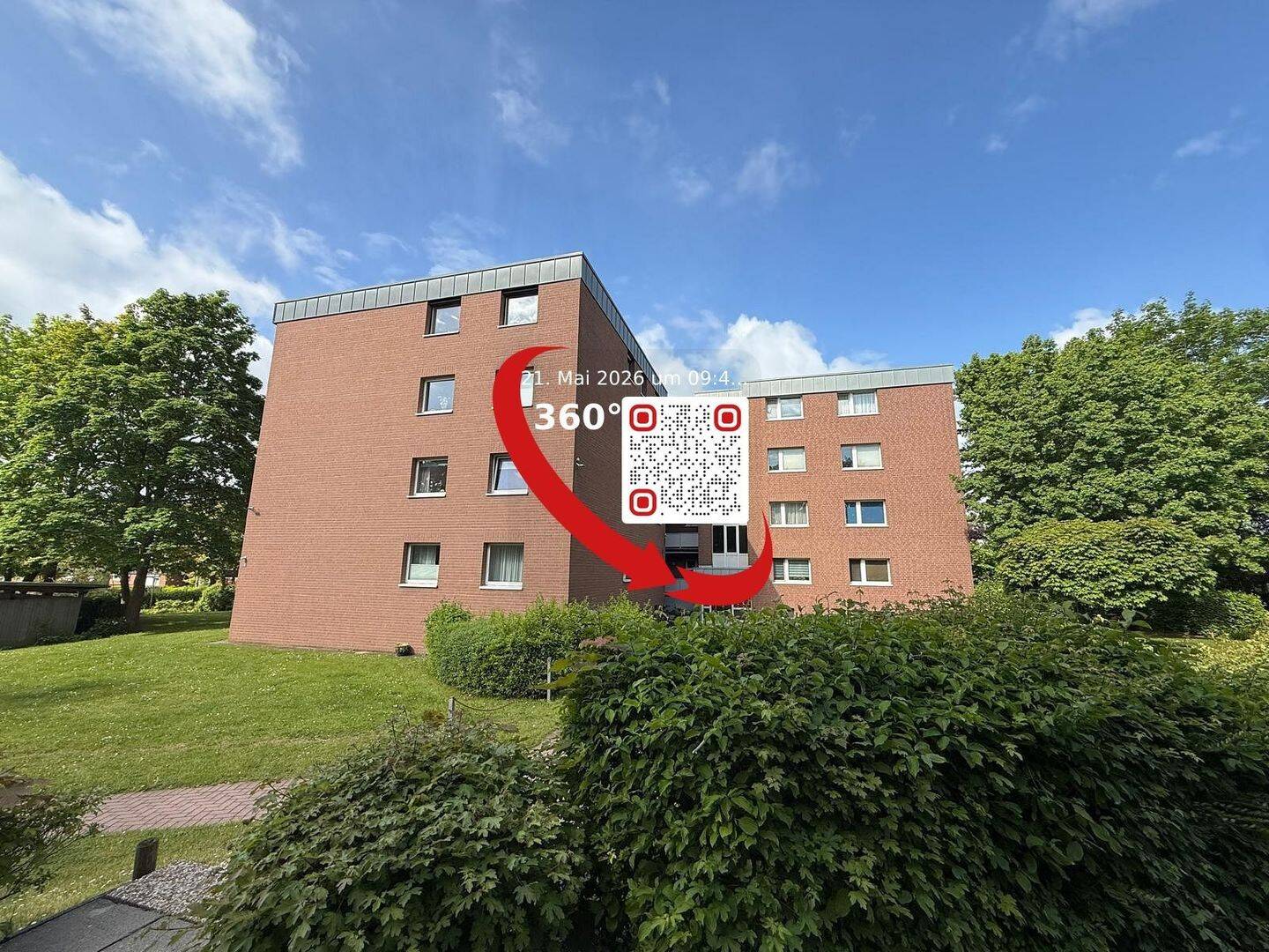 WOHNEN ÜBER DEN DÄCHERN VON HEIKENDORF Gepflegte 3-Zimmer-Eigentumswohnung mit Loggia und Weitblick, 24226 Heikendorf