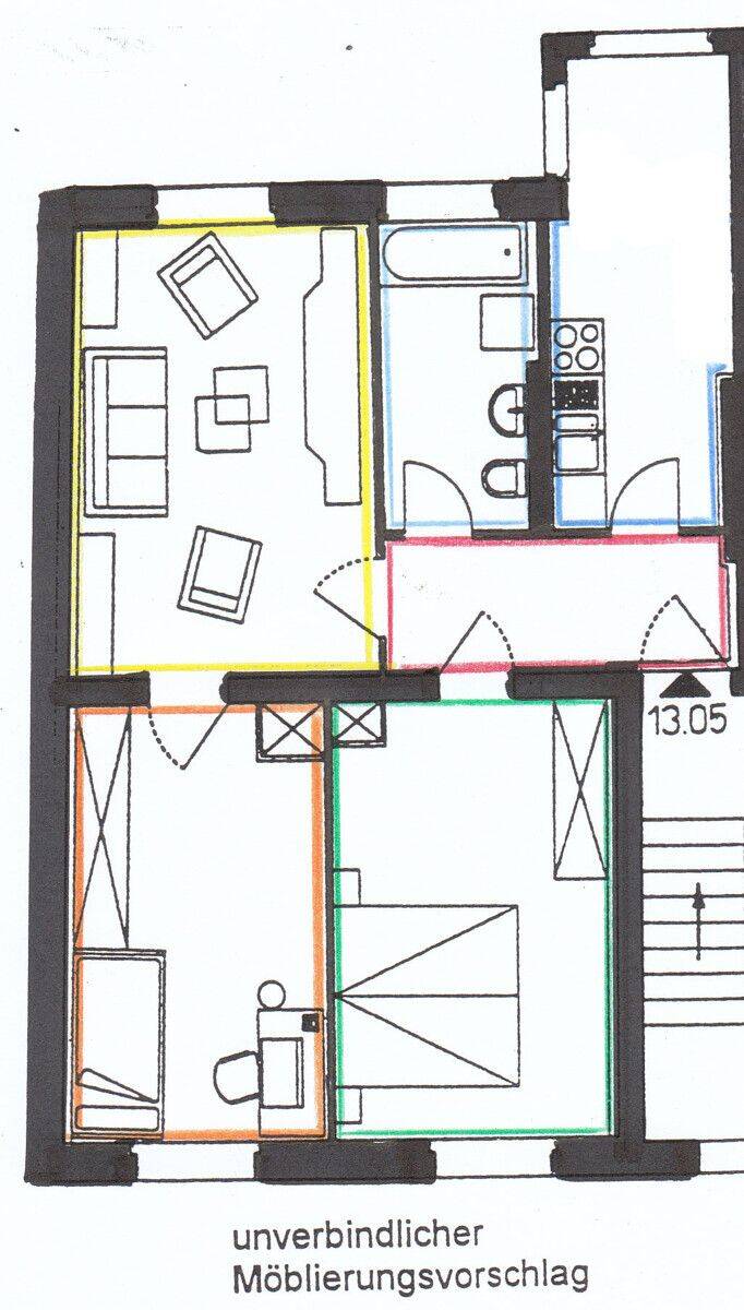 ATLAS IMMOBILIEN: 3 ZKB Baklkon, Krämpfervorstadt, 99085 Erfurt (Daberstedt Hohenwinden Ilversgehofen Johannesvorstadt Krämpfervorstadt)