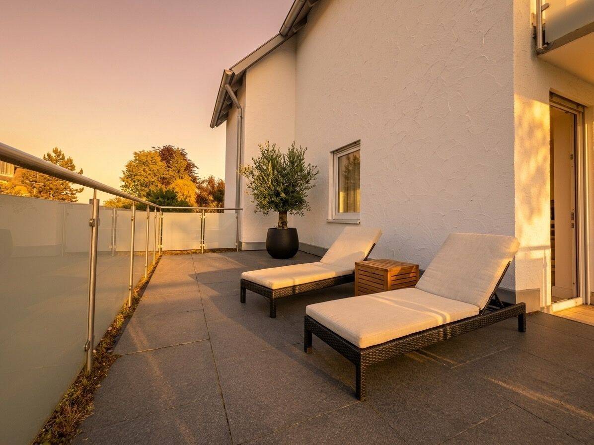 Exklusives Haus-im-Haus-Konzept: 3-ZKB-Maisonette mit Dachterrasse & 4 Balkonen in Bad Wörishofen, 86825 Bad Wörishofen