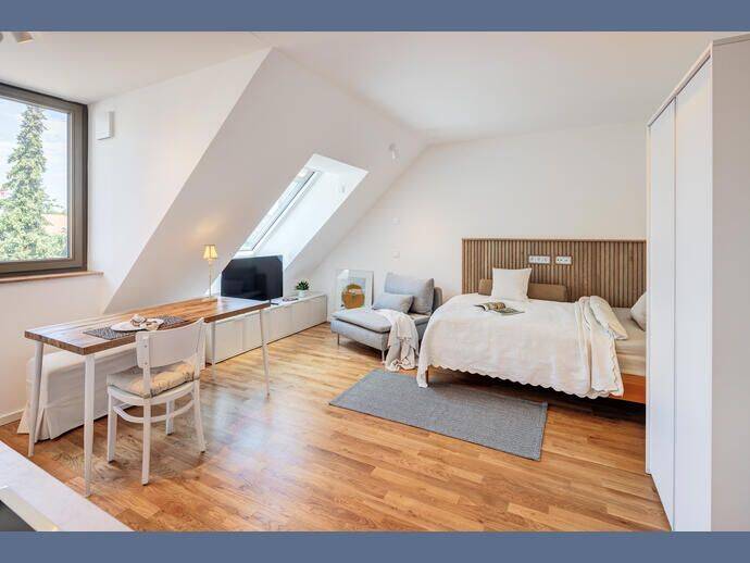 Möbliert: Naturnah wohnen im „Das Kleinod“ in Riem, 81829 München (Berg am Laim Trudering-Riem)
