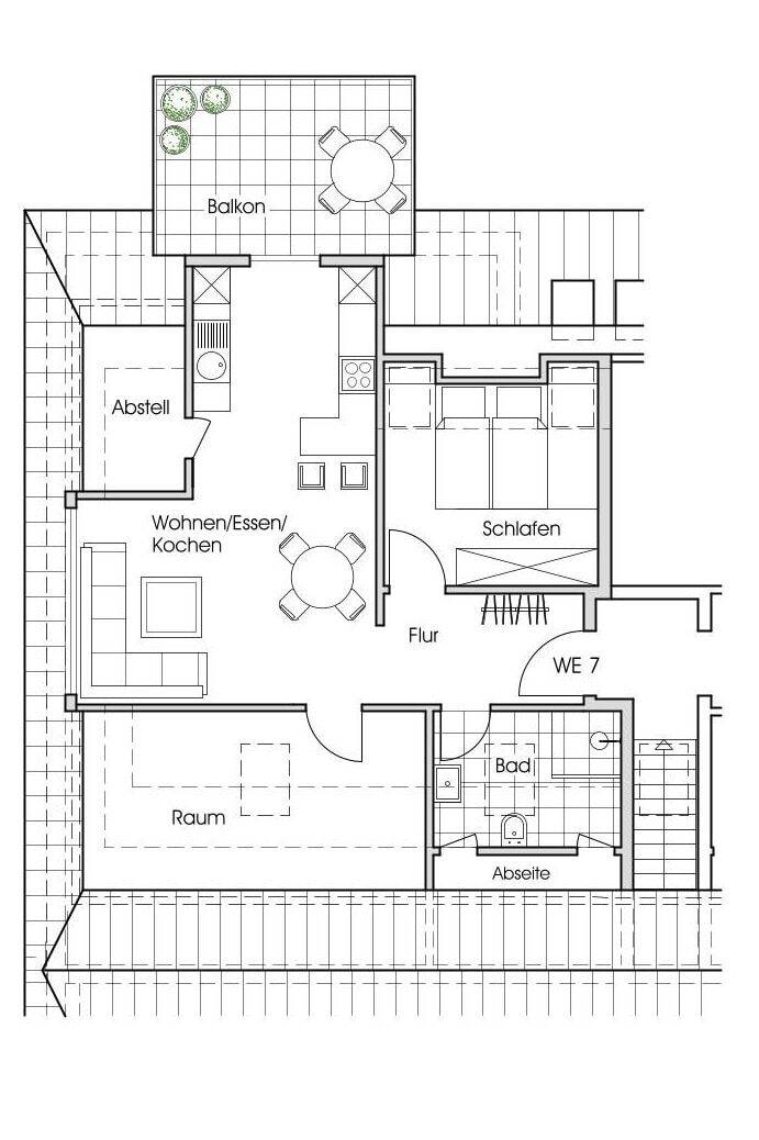 Wohnen mit Weitblick – ruhig gelegene 3-Zimmer-Dachgeschosswohnung mit Balkon, 29664 Walsrode