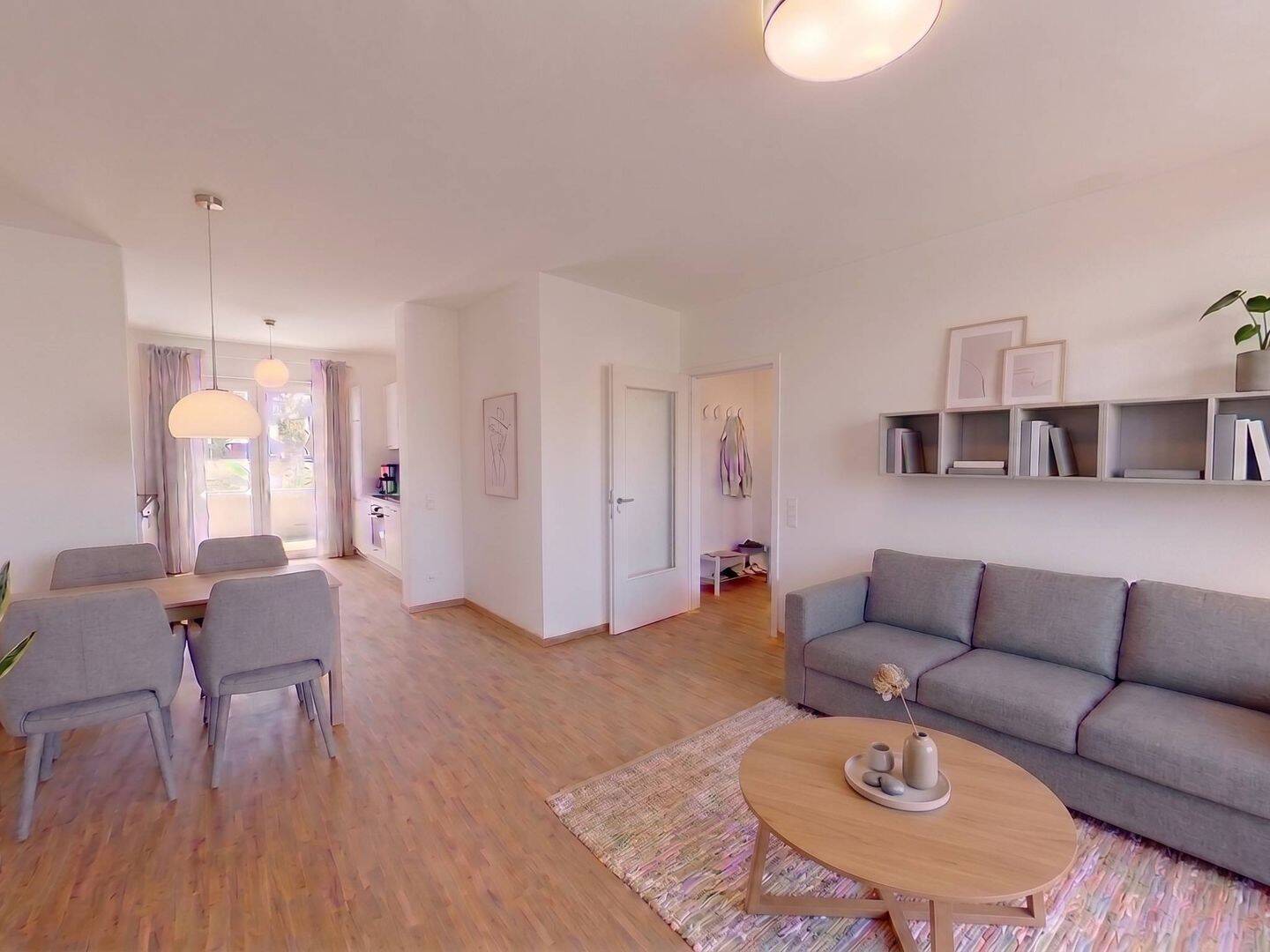 Modernes Wohnen in Kronsrode: 2-Zimmer-Wohnung mit EINBAUKÜCHE, LOGGIA und TERRASSE, 30539 Hannover