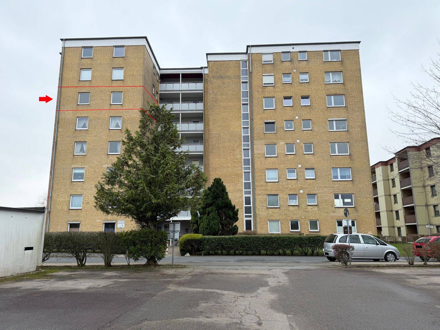 Helle 2-Zimmer-Wohnung mit Nordseeblick, Balkon, Stellplatz, 25813 Husum