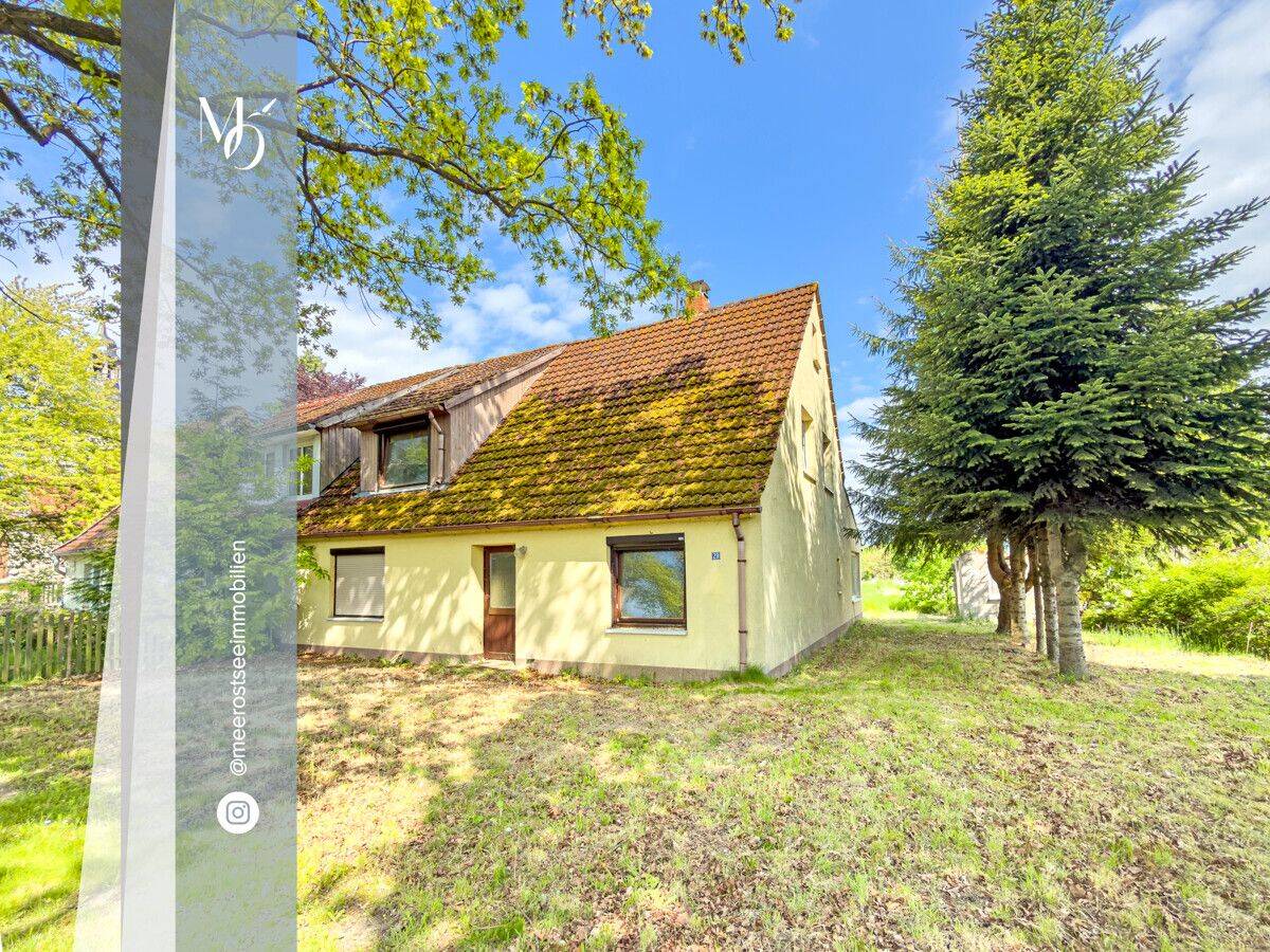 DHH mit 3.394 m² Grundstück // Sanierungsobjekt in Schlemmin bei Ribnitz // ca. 45 Fahrmin. bis HRO, 18320 Schlemmin