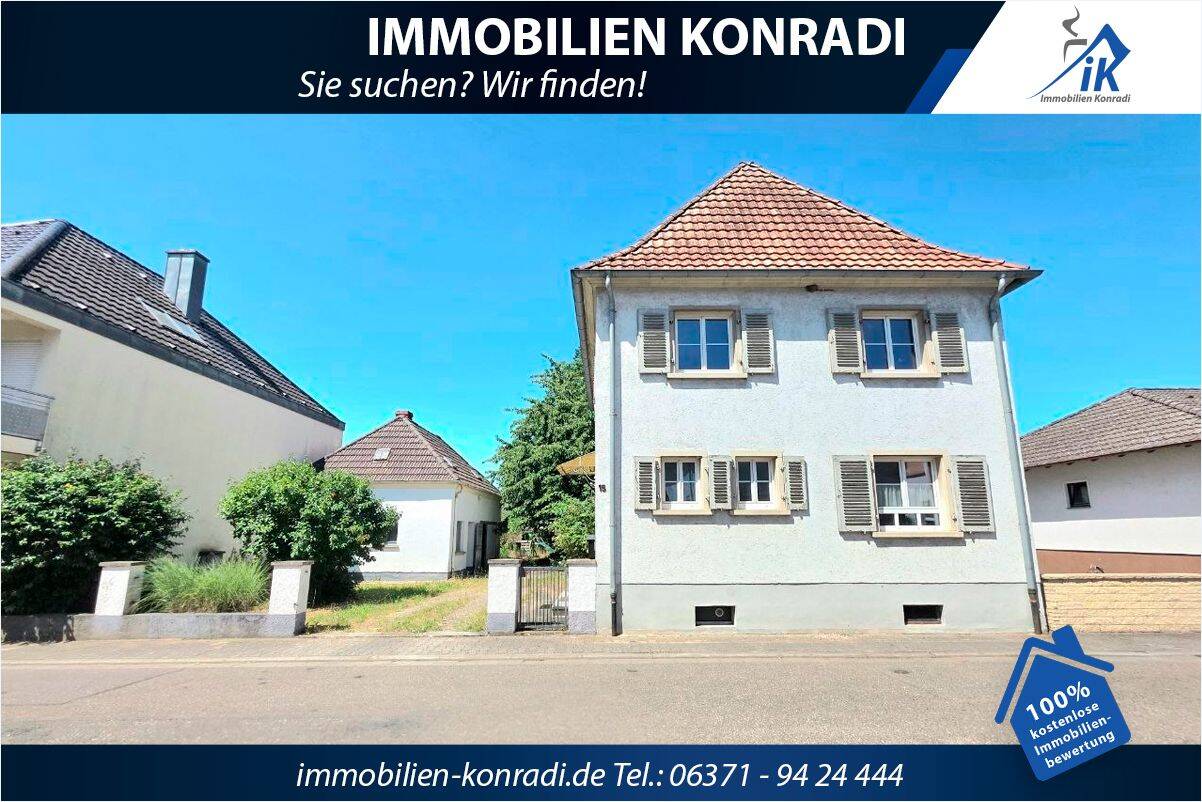IK | Rheinzabern: renovierungsbedürftiges EFH mit Nebengebäude in bevorzugter Wohnlage, 76764 Rheinzabern