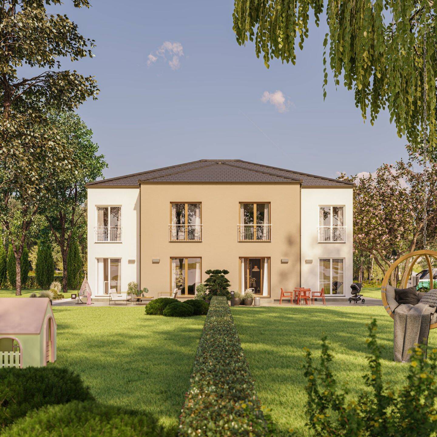 Anleger aufgepasst ,einmalige Chance auf ein 4-Familienhaus in March Buchheim nur mit Living Haus!, 79232 March