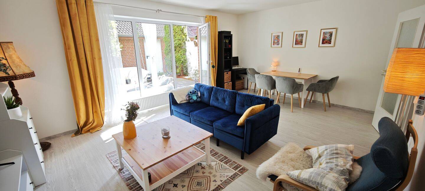 👉 Fantastische Voll möblierte Erdgeschosswohnung mit großem privaten Terrassengarten in Weyhe, 28844 Weyhe