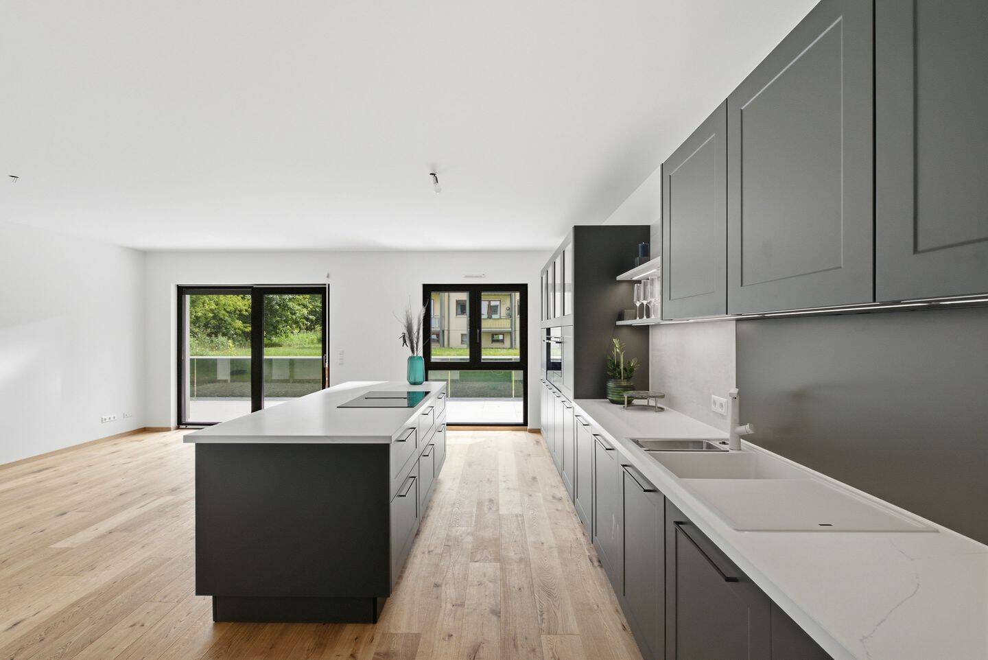Urban verbunden. Naturnah zuhause. – Exklusive 4-Zimmer Wohnung im neuen Wohnquartier Grüner Bogen, 4329 Leipzig (Heiterblick Paunsdorf)