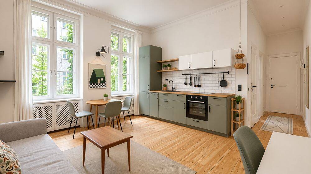 Bezugsfrei: 2-Zimmer-Wohnung am Richardplatz in Neukölln – Frisch renoviert & möbliert, 12055 Berlin (Neukölln)