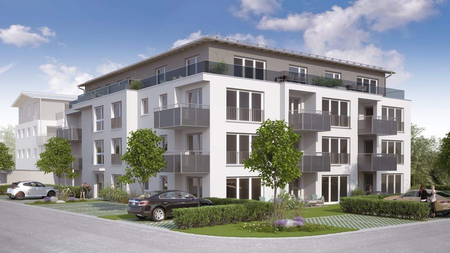 Schöne 3-Zimmer-Dachterrassenwohnung – Neubau –, 83043 Bad Aibling