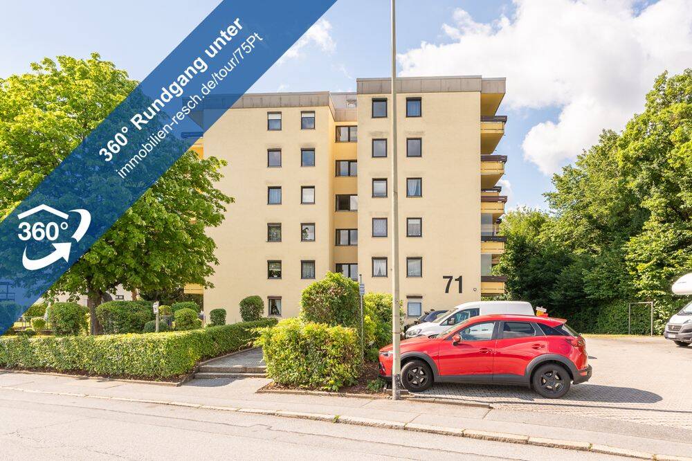 2-Zimmer-Wohnung in Passau Rittsteig mit neuer EBK und Balkon, 94036 Passau (Abraham Haidenhof-Nord Haidenhof-Süd Heining Kohlbruck)