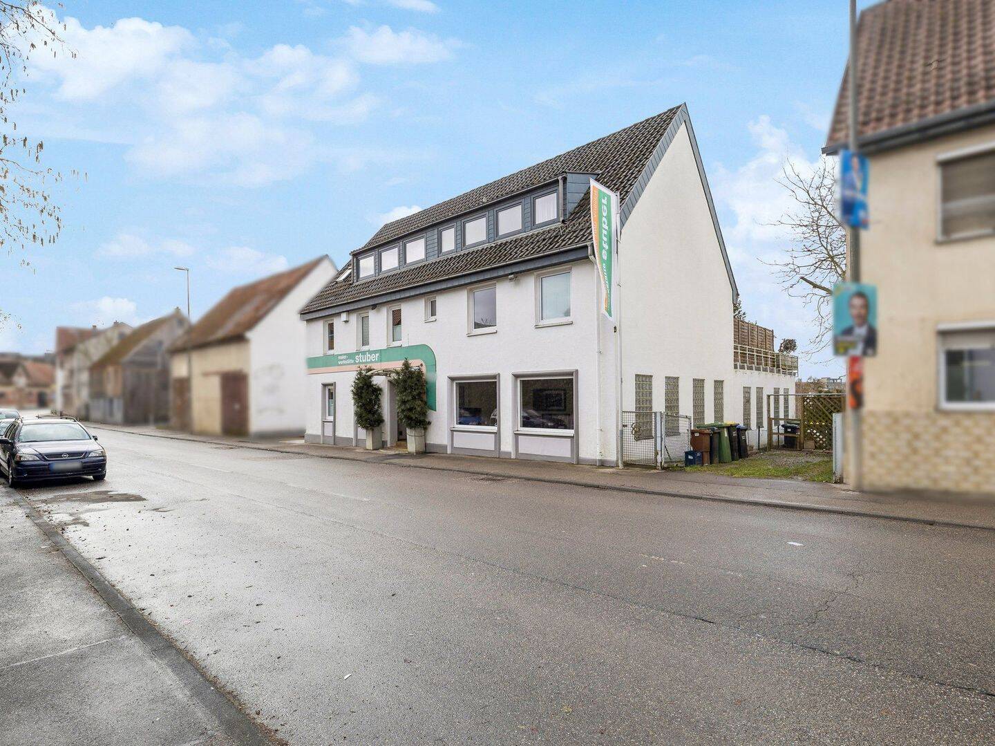 Wohn- & Geschäftshaus mit 2 großen Dachterrassen und Wintergarten in Toplage von Markröningen, 71706 Markgröningen