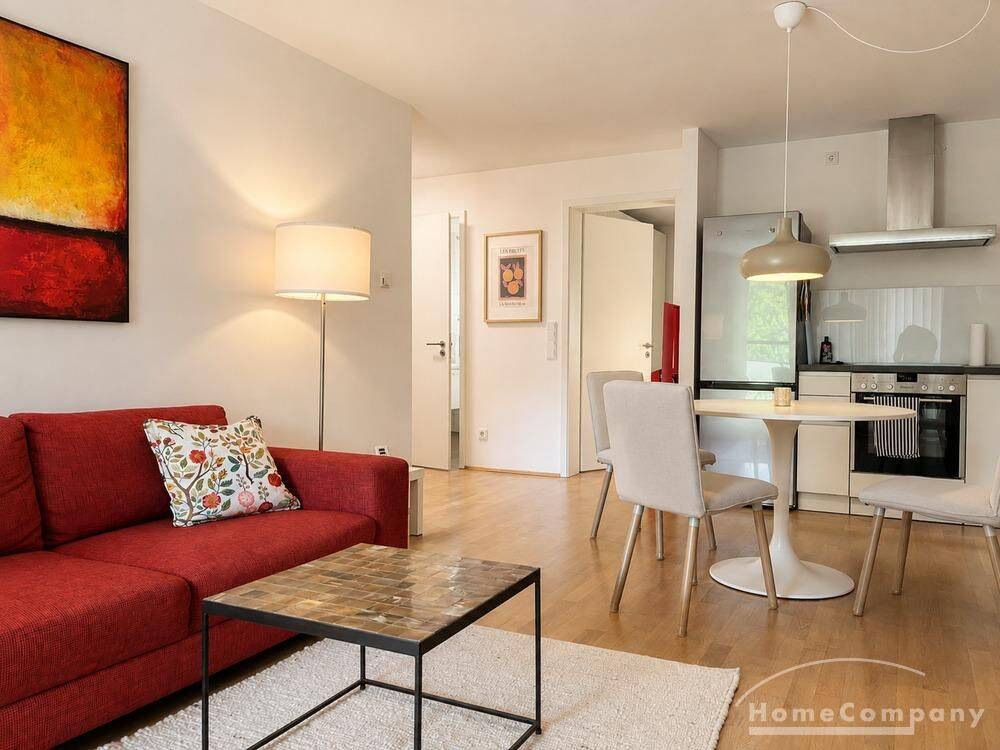 Hochwertig möblierte 2-Zimmer-Wohnung mit Balkon, 80807 München (Milbertshofen-Am Hart Schwabing-Freimann)