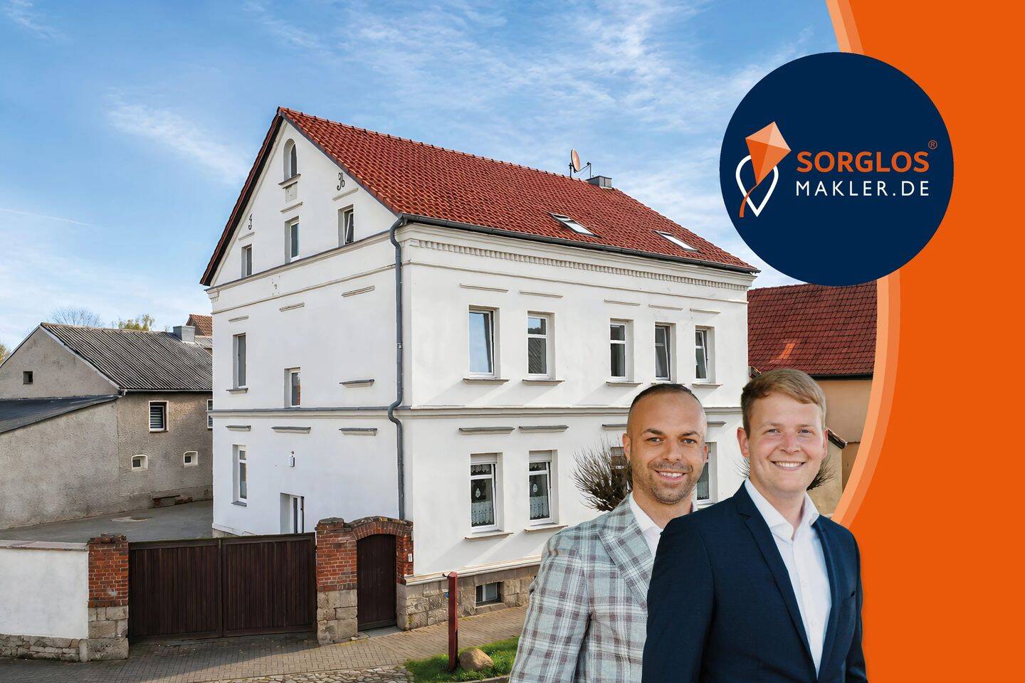 Gepflegtes Mehrfamilienhaus mit drei Wohneinheiten und großzügigem Nebengebäude in Hedersleben, 6458 Hedersleben