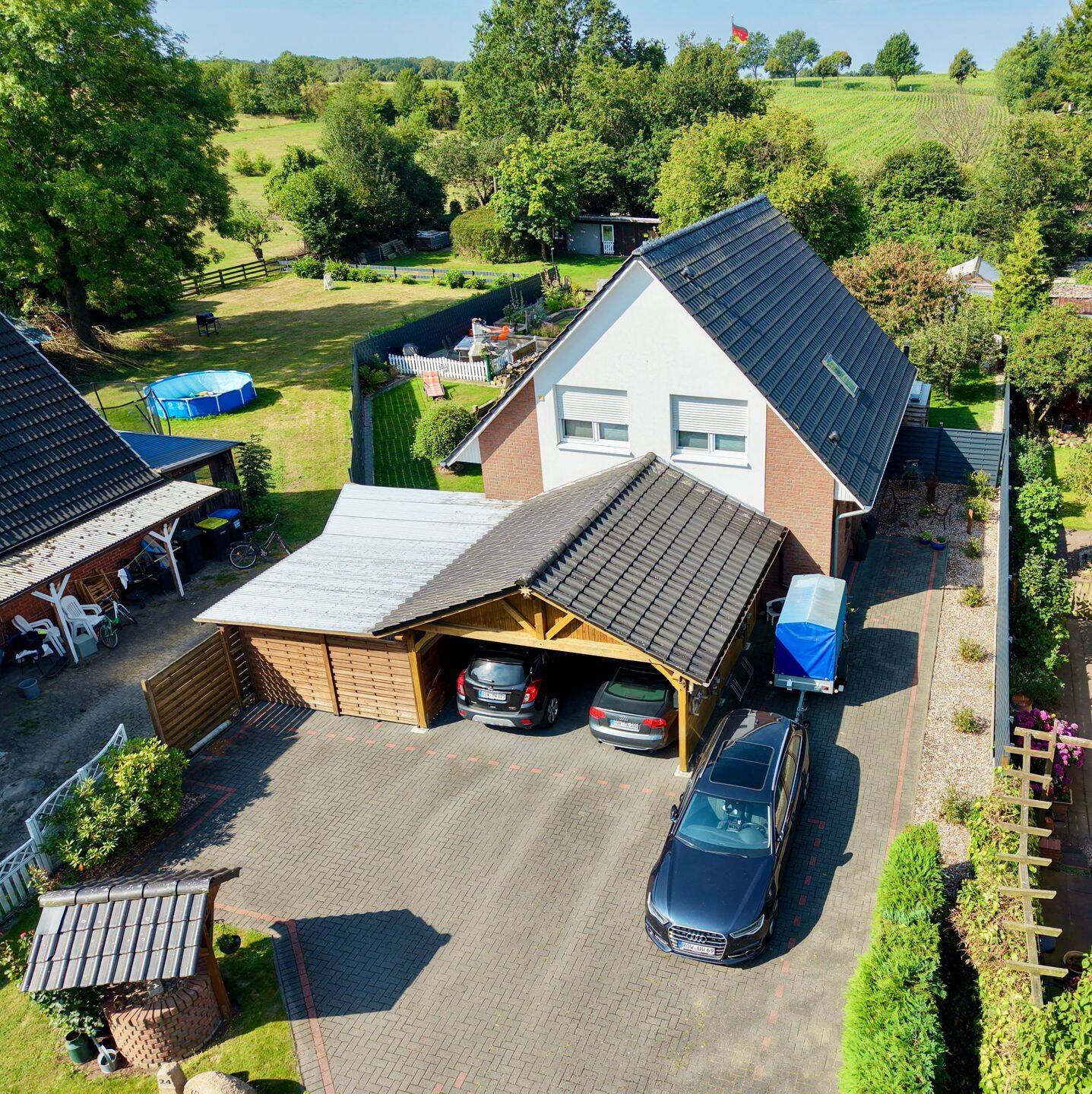Modernes KfW-55-Einfamilienhaus mit Wintergarten auf großzügigem Grundstück in Brüttendorf, 27404 Zeven