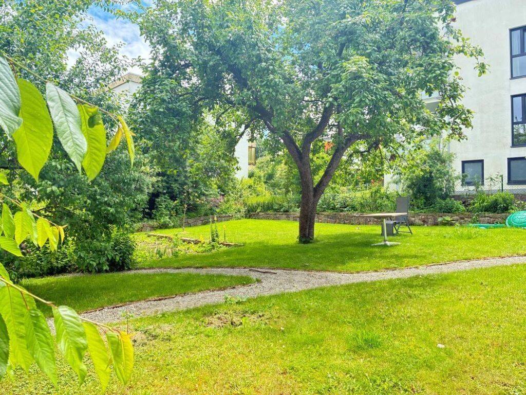 Großzügige, komplett sanierte und offen gestaltete Wohnung mit Ziergarten im mediterranen Stil, 34130 Kassel (Harleshausen Kirchditmold)