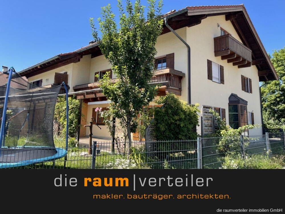 DHH Stephanskirchen: ca. 194 m², 6 Zimmer, Südgarten, Vollkeller, große Doppelgarage – Nähe Simssee, 83071 Stephanskirchen