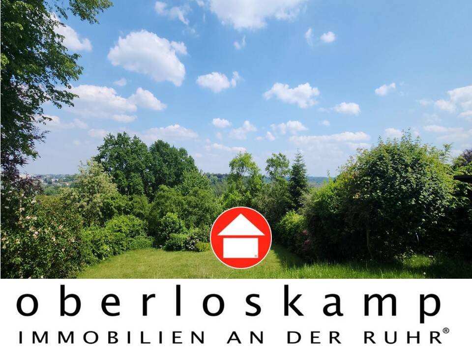 Freistehendes Einfamilienhaus in traumhafter Lage oberhalb von Saarn mit herrlichem Garten, großer Terrasse und Weitblick über das Ruhrtal, 45481 Mülheim an der Ruhr (Broich Saarn Saarn/Mintard Saarn/Selbeck)