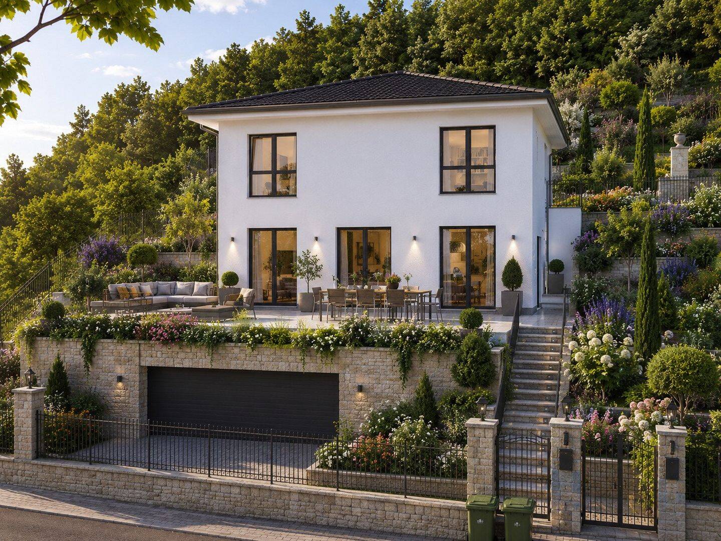 Bauen Sie Ihre moderne Stadtvilla LifeStyle 18.04 W auf traumhaftem Sonnenhang, 75223 Niefern-Öschelbronn