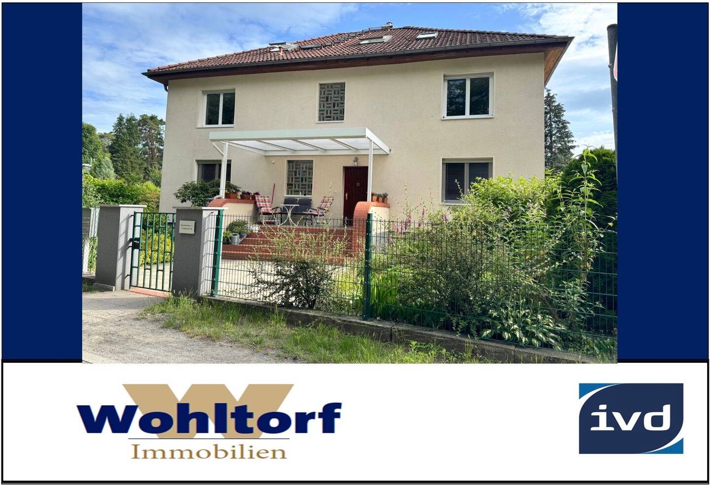 Konradshöhe – Schöne 4-Zimmerwohnung mit zwei großen Hobbyräumen und Gartennutzung in Waldrandlage, 13505 Berlin (Reinickendorf Heiligensee Konradshöhe Tegel)