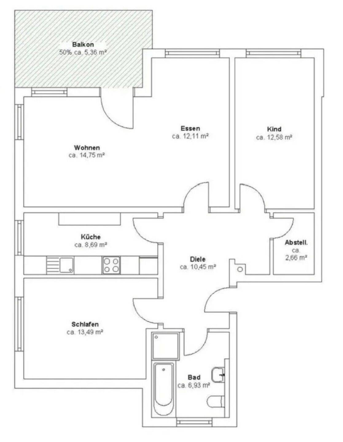 traumhafte Wohnung, ihr neues Zuhause, mit Blick auf die Heide, 6120 Halle (Saale) (Dölau Heide Nord Heide Süd Kröllwitz Lettin)