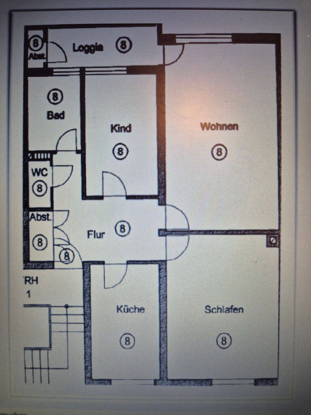 Schöne zentral gelegene 3 Zimmer-Wohnung – Berg am Laim v. Privat, 81671 München (Au-Haidhausen Berg am Laim Ramersdorf-Perlach)