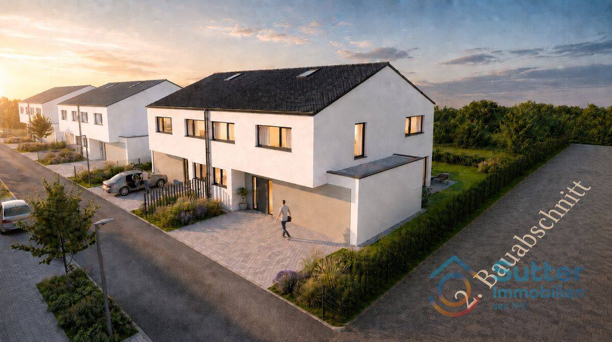 Erstbezug – Doppelhaushälfte mit Garage in Zellerberg, 87668 Rieden
