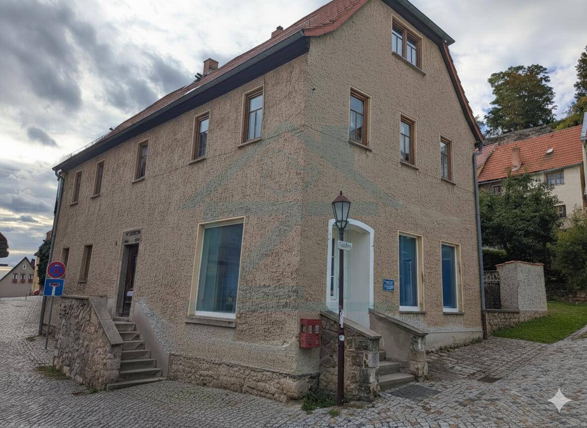 Geräumiges Einfamilienhaus mit Einliegerwohnung und Scheune in Ranis, 7389 Ranis