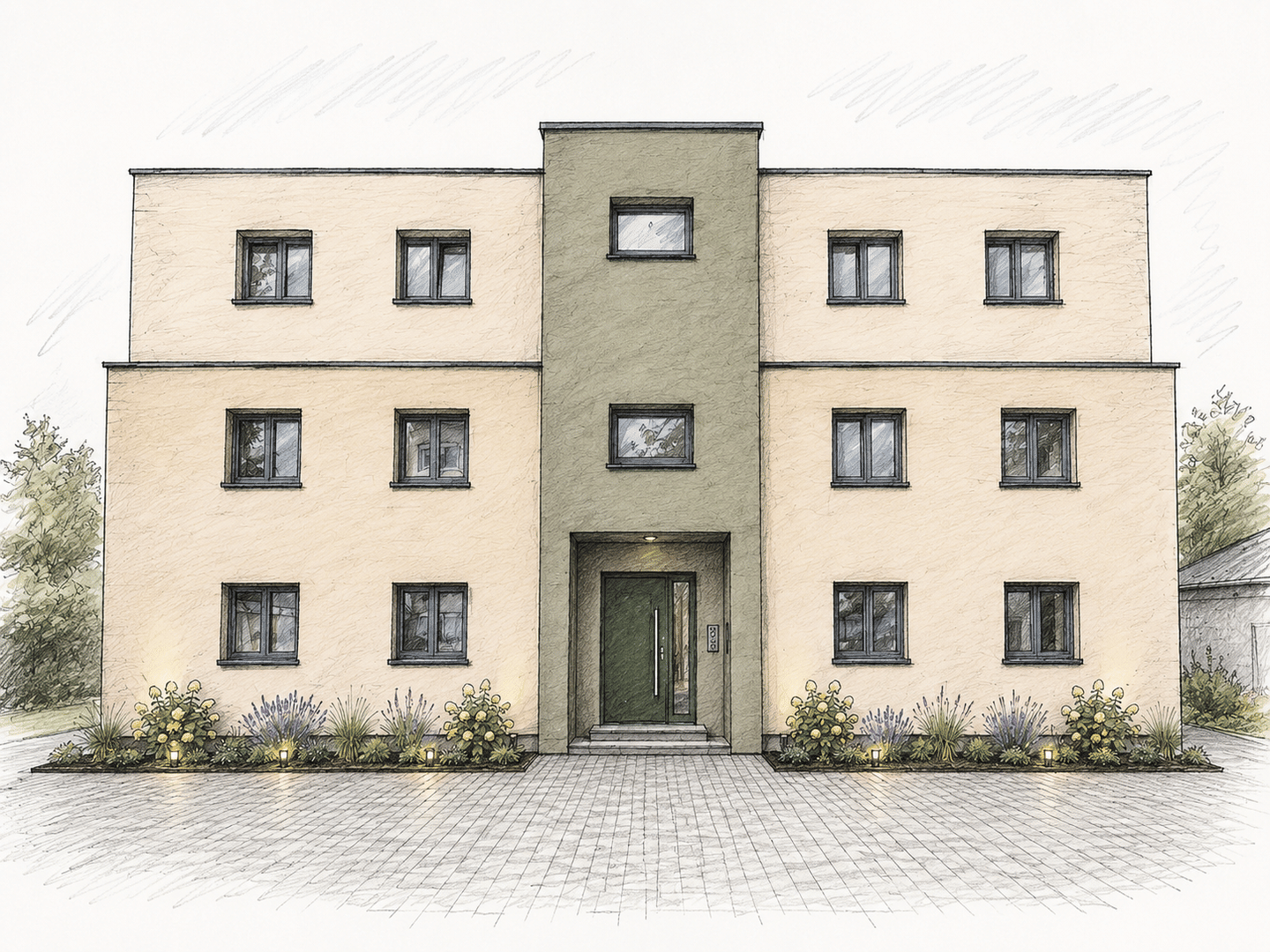 Neubauwohnung 83 m² in Beverugnen, 37688 Beverungen