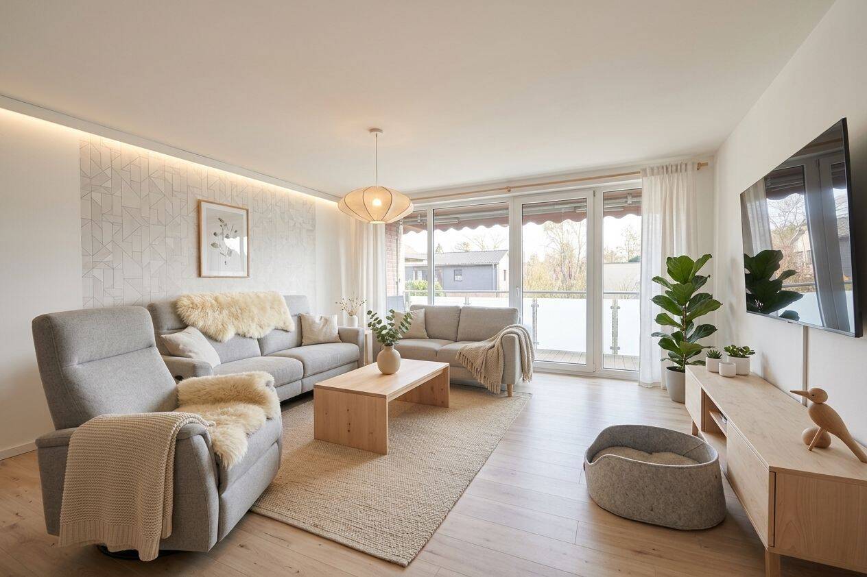 Einziehen ohne Renovierungsstress: Kernsanierte 3-Zi.-Wohnung mit Loggia, EBK, Garage & Stellplatz, 25482 Appen