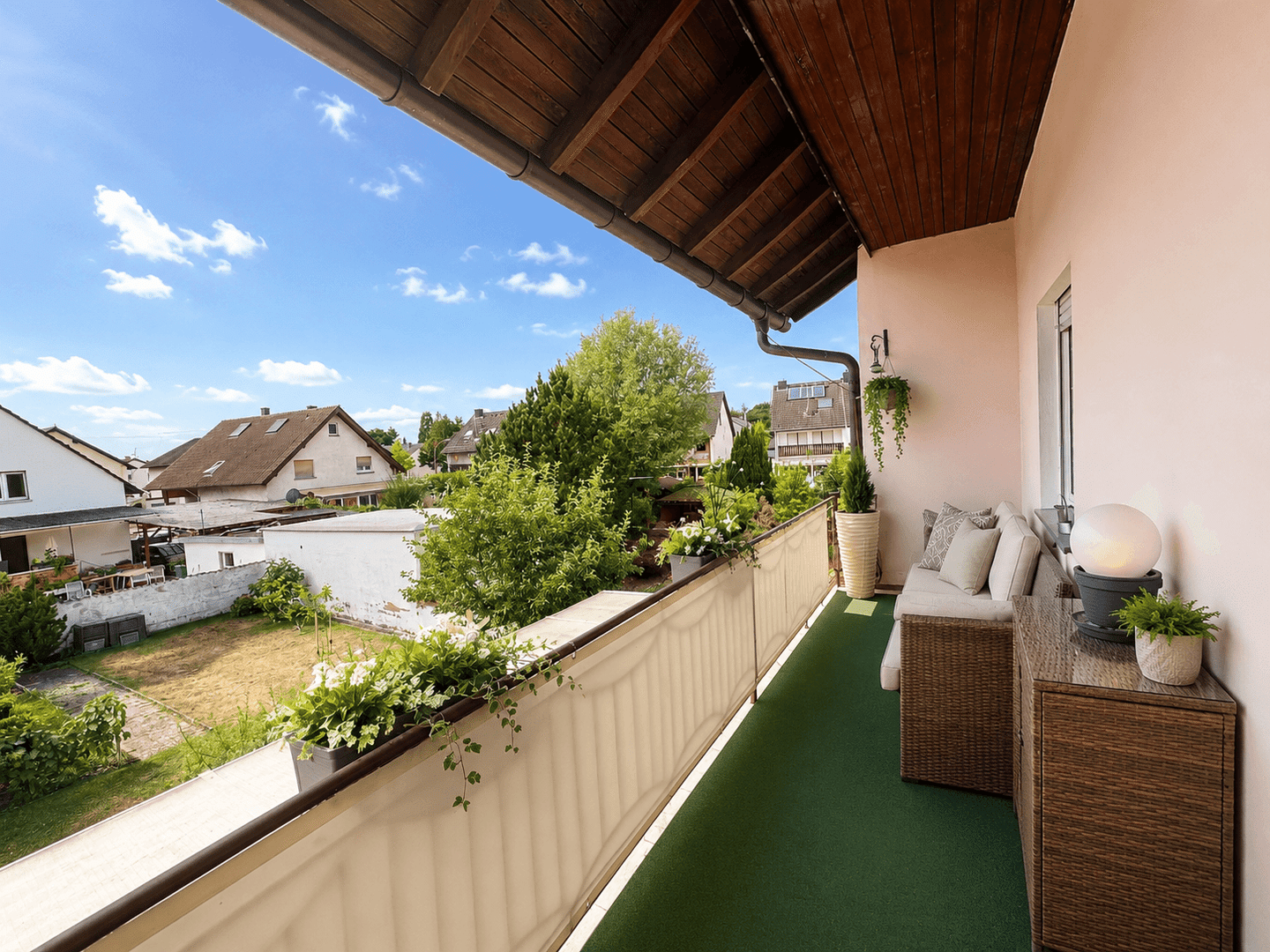 Helle 3,5-Zimmer-Wohnung im 2-Parteien-Haus mit Balkon, Garage und Kellerraum, 76661 Philippsburg