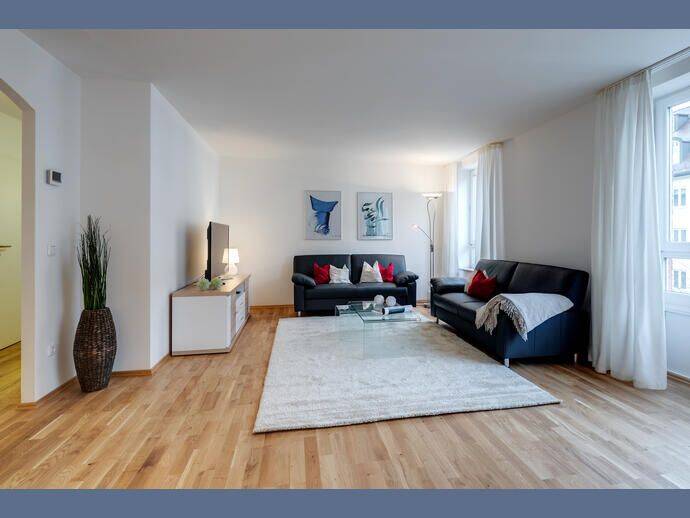 Möbliert: Sehr schöne helle 3-Zimmer Wohnung, 80333 München (Altstadt-Lehel Maxvorstadt)