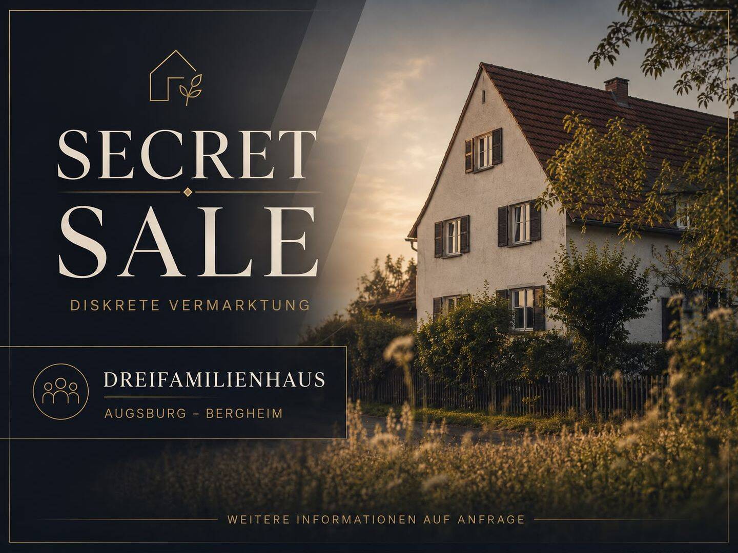 Wohnen, Vermieten oder Generationen vereinen – Hier stehen Ihnen alle Möglichkeiten offen, 86199 Augsburg (Bergheim Göggingen Haunstetten Inningen)