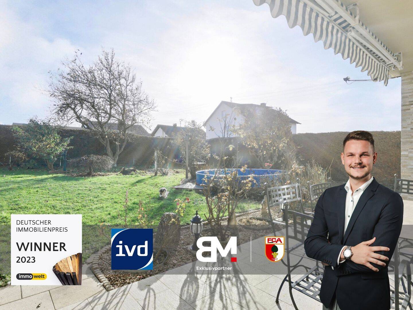Erdgeschosswohnung mit Garten & zusätzlicher Gewerbeeinheit – vielseitig nutzbar, 89365 Röfingen
