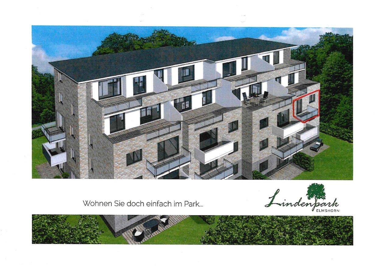 Zentrumsnahes Wohnen im Grünen – Helle, moderne 2-Zimmerwohnung ab 01.10.2026 von Privat zu vermieten!, 25335 Elmshorn