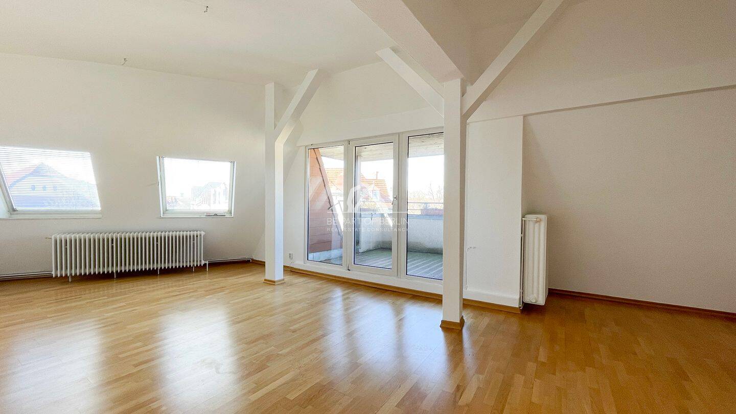 AUGEBAUTE DACHGESCHOSSWOHNUNG MIT BALKON | PROVISIONSFREI, 12161 Berlin (Steglitz-Zehlendorf Friedenau Steglitz)