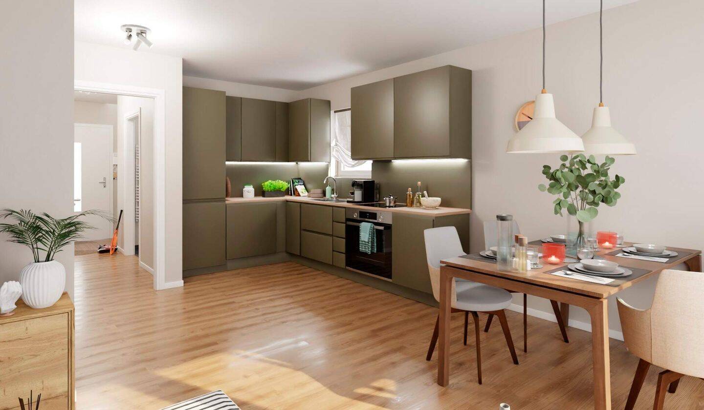 Effizienzhaus 55 mit ausgebautem Dachgeschoss am Störmthaler See, 4463 Großpösna