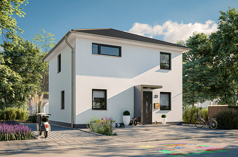 Stadthaus 100 massiv gebaut, Preis inkl. Grundstück, 66450 Bexbach