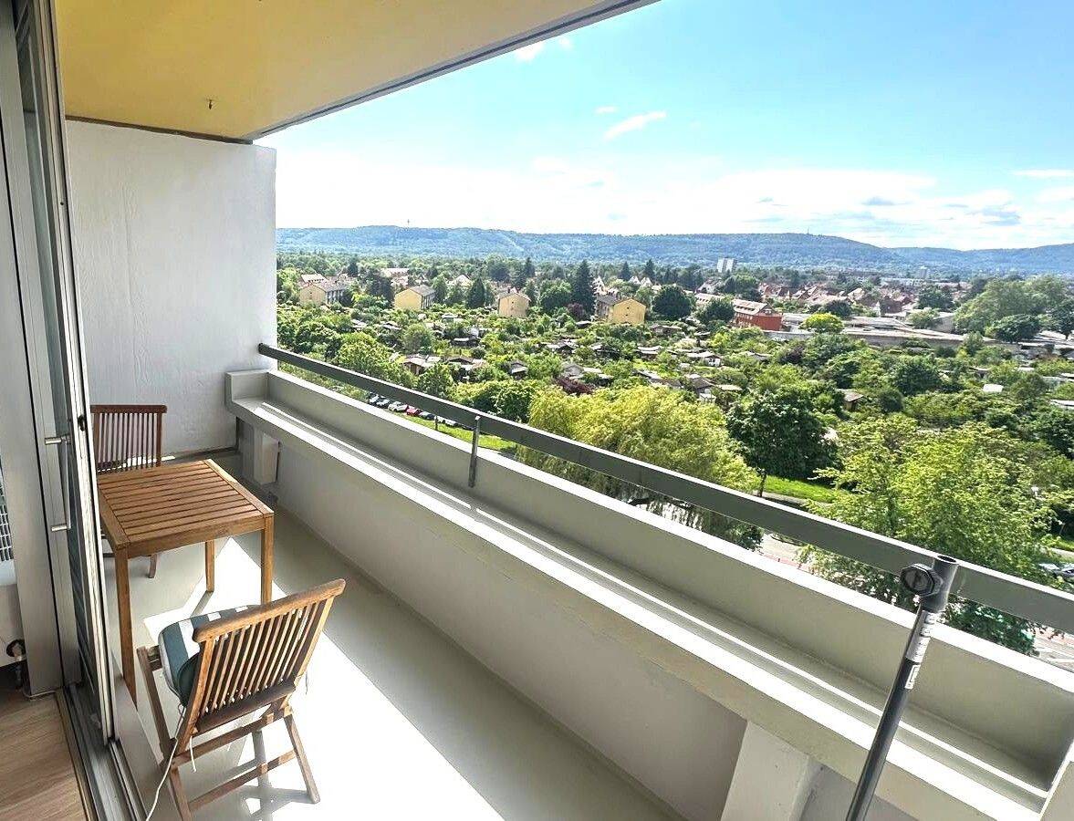 ***Über den Dächern von Rüppurr- helle 3- ZKBB mit Traum-Ausblick und bezugsfrei!!***, 76199 Karlsruhe (Rüppurr Weiherfeld-Dammerstock)