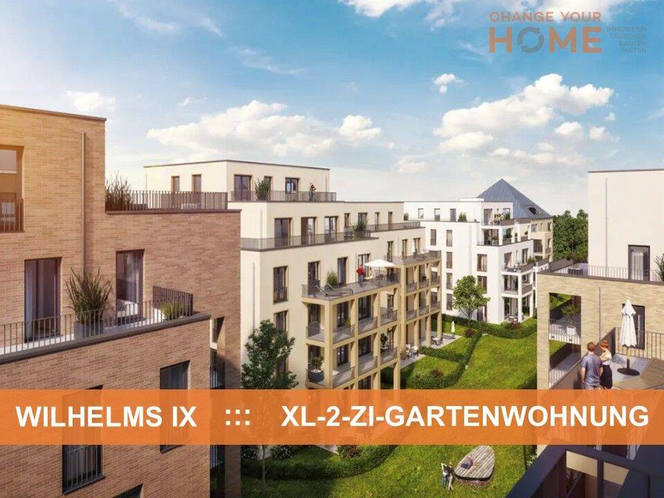 „WILHELMS IX“ ::: THINK BIG ::: 2 Zi-GARTEN-WOHNUNG, 65185 Wiesbaden (Wiesbaden)